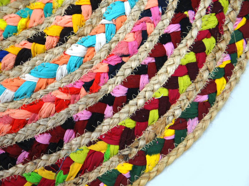 Livinparadise Chindi jute rug