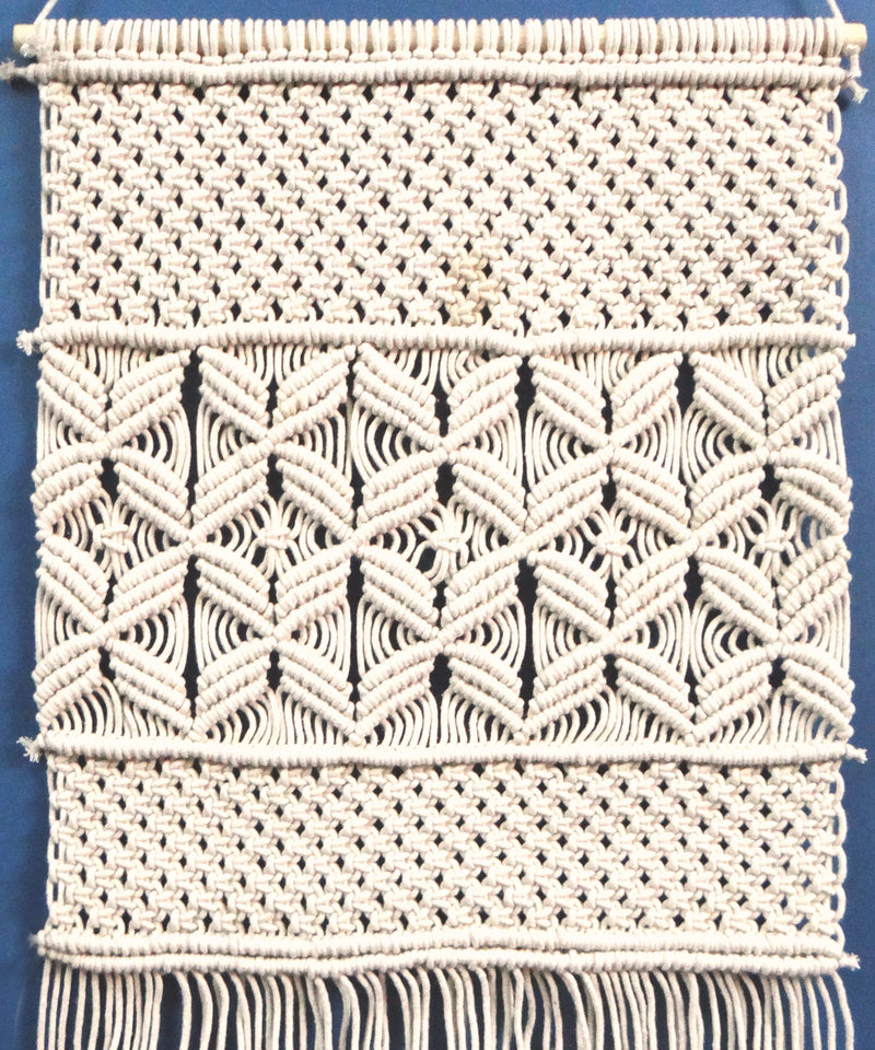 LIVINPARADISE | Macrame Wall Hanging | Woven Boho Chic Wall Décor | Beautiful Art | Handmade Woven Tapestry | Natural Colour | 20×36 Inch