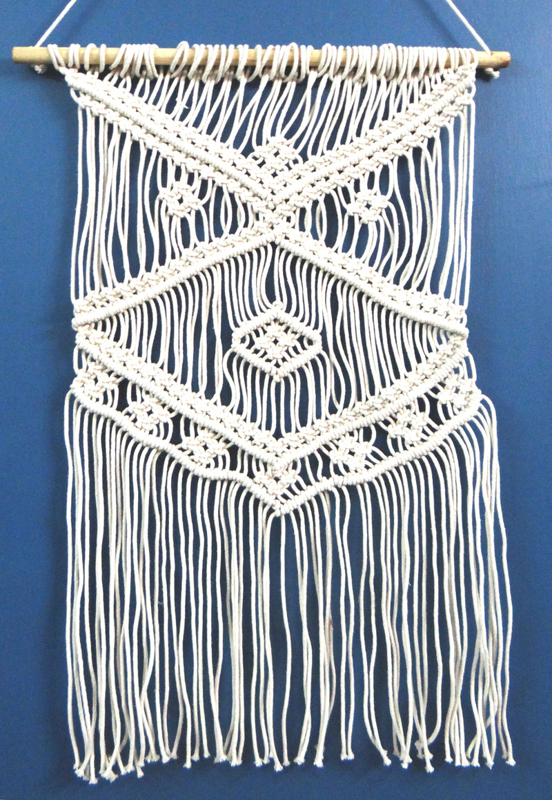 LIVINPARADISE | Macrame Wall Hanging | Woven Boho Chic Wall Décor | Beautiful Art | Handmade Woven Tapestry | Natural Colour | 20×28Inch