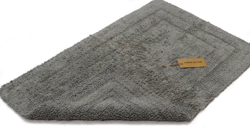 Livinparadise Bathmats 100% Cotton Gray color 50x80 CMS or 20x32 Inches Pack of 2