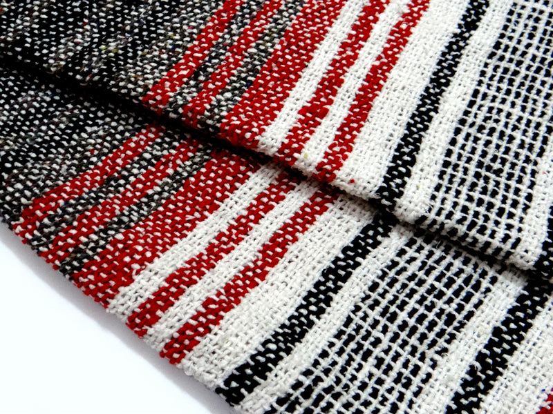 LIVINPARADISE | Authentic Falsa Blanket | Recycled Throw and Blanket | Picnic or Camping | Home Decor & Everyday Use | Indoor and outdoor | Size 50" x 80" APPROX| Red