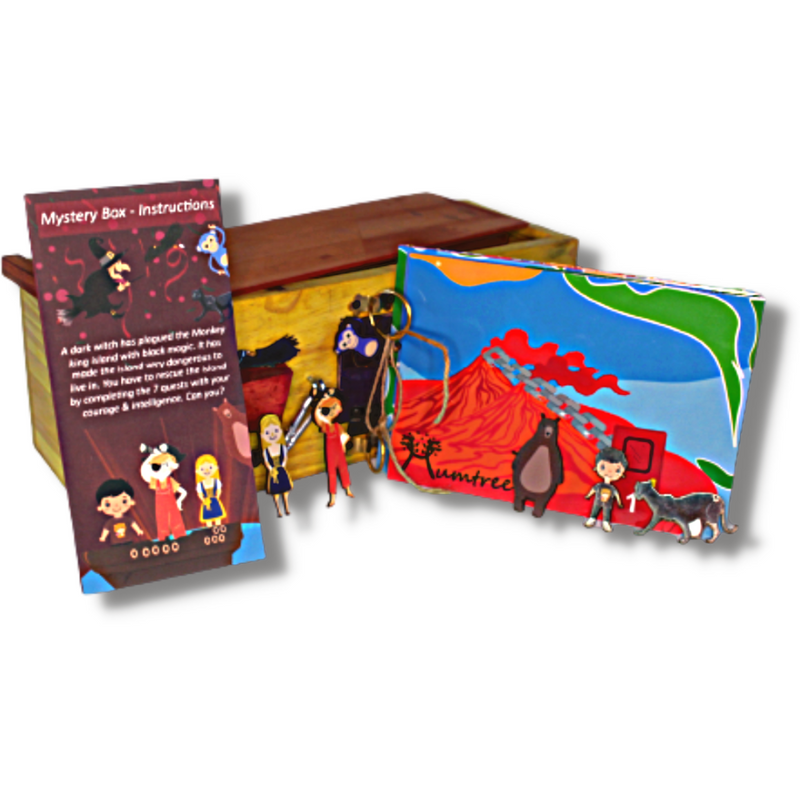 Mystery Box – Montessori Lock box with Adventure Puzzle for kids 4+