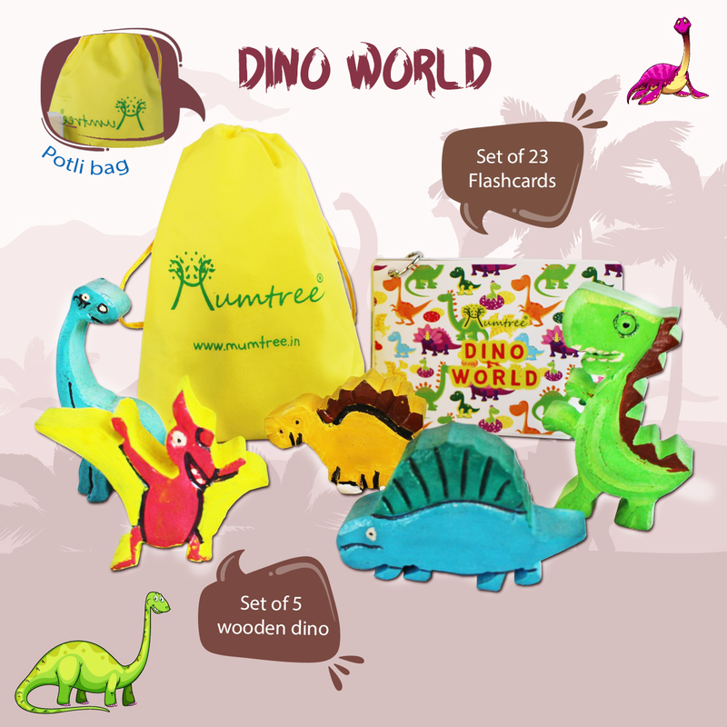 Dino Park Sew Habitat – Sew & Knot Activity for kids 4-6 Years