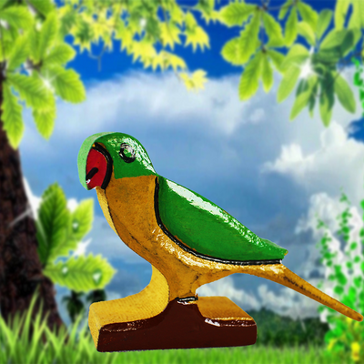 livinparadise Birds Box – 5 Wooden Birds with Flashcards for kids 1+