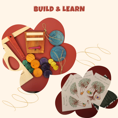 Livinparadise Balancing Tree – Self-Assemble Weighing Balance with Equations for kids 5+