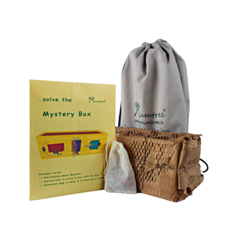 Mystery Box – Montessori Lock box with Adventure Puzzle for kids 4+