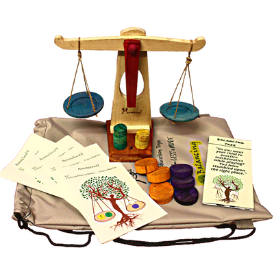 Livinparadise Balancing Tree – Self-Assemble Weighing Balance with Equations for kids 5+