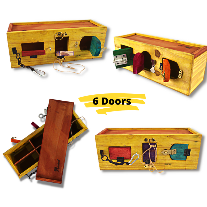 Mystery Box – Montessori Lock box with Adventure Puzzle for kids 4+