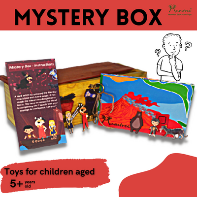Mystery Box – Montessori Lock box with Adventure Puzzle for kids 4+