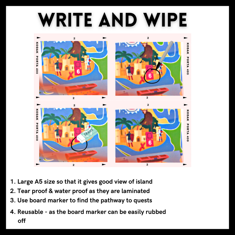 Mystery Box – Montessori Lock box with Adventure Puzzle for kids 4+